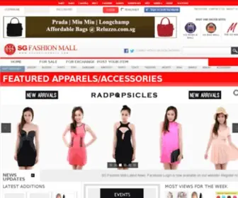 Sgfashionmall.com(Singapore Fashion Mall) Screenshot