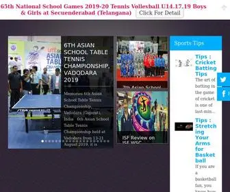 Sgfibharat.com(School Games Federation of India) Screenshot