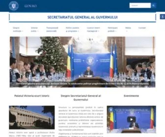 SGG.gov.ro(Secretariatul General al Guvernului) Screenshot