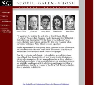 SGglit.com(Scovil Galen Ghosh Literary Agency) Screenshot