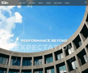 SGH.com(Performance Beyond Expectation) Screenshot