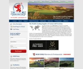 SGhgolf.com(Golf Trips & Tours to Scotland) Screenshot