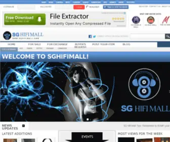 Sghifimall.com(Singapore Hifi Mall) Screenshot