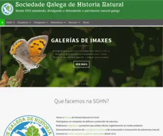 SGHN.org(Sociedade Galega de Historia Natural) Screenshot