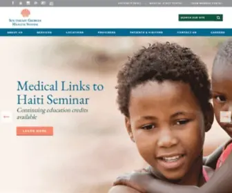 SGHS.org(Southeast Georgia Health System) Screenshot