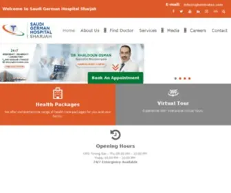 SGHsharjah.com(Best Private Hospital in Sharjah) Screenshot