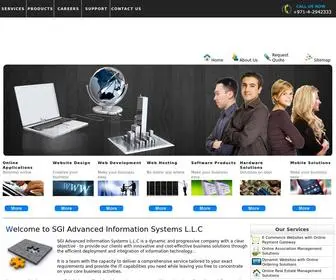 Sgiais.ae(Abu Dhabi and Dubai Web design and web application development company) Screenshot