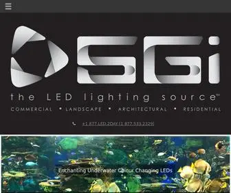 Sgilighting.ca(SGi Lighting Inc) Screenshot