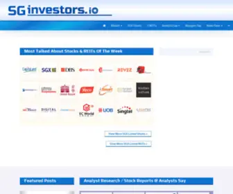 Sginvestors.io(Sg investors.io) Screenshot