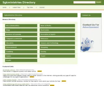 SGkministries.org(Sgkministries Directory) Screenshot