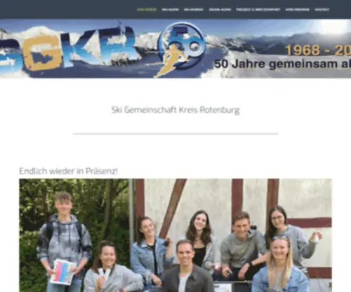SGKR.de(Ski Gemeinschaft Kreis Rotenburg (SGKR)) Screenshot