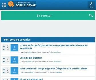 SGkyasorusor.com(SGK'ya Soru Sor) Screenshot