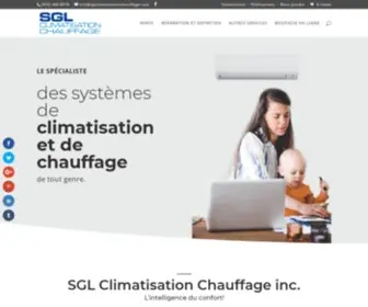 SGLclimatisationchauffage.com(SGLclimatisationchauffage) Screenshot