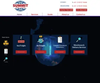 SGL.com.au(SUMMIT GLOBAL LOGISTICS) Screenshot