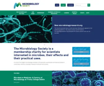 SGM.ac.uk(Society for General Microbiology) Screenshot
