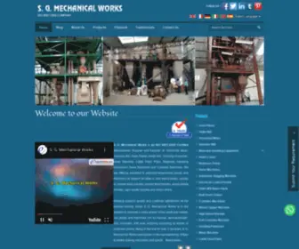 Sgmechanicalworks.com(Horizontal Mixer Manufacturer exporter Supplier in Khanna) Screenshot