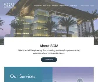 Sgmengineering.com(Full Service MEP/FP Engineering Design) Screenshot