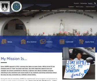 Sgmission.org(San Gabriel Mission Elementary School) Screenshot