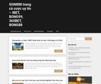 SGN888.net(SGN888 trang cá cược uy tín) Screenshot