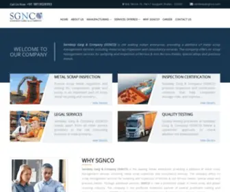 SGnco.com(CE Certificate) Screenshot