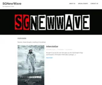 Sgnewwave.com(Our Movement in Film) Screenshot