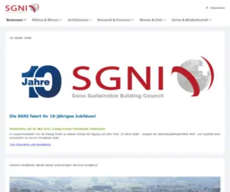 Sgni.ch(Homepage) Screenshot