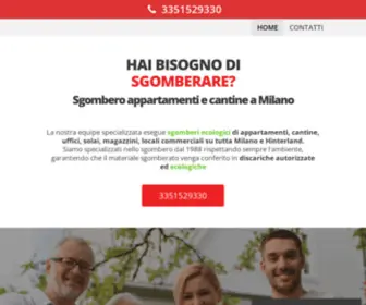 Sgomberoamilano.it(Ditta di Sgombero Milano) Screenshot