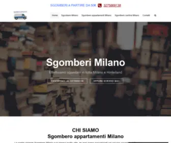 Sgomberomilano.com(Sgombero Milano e Hinterland) Screenshot