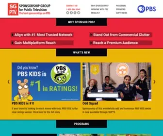 SGPTV.org(Sponsorship Group for Public Television) Screenshot