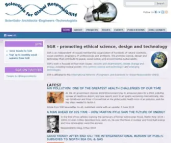 SGR.org.uk(Responsible Science) Screenshot