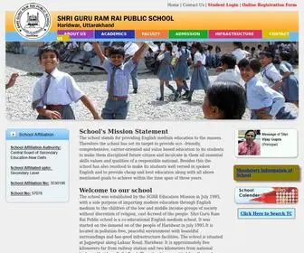 SGRrharidwar.com(SGRR Public School) Screenshot