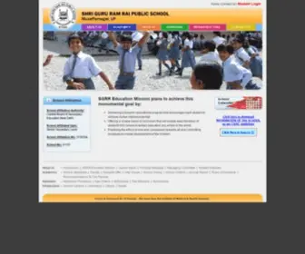 SGRrmuzaffarnagar.com(SGRR Public School) Screenshot