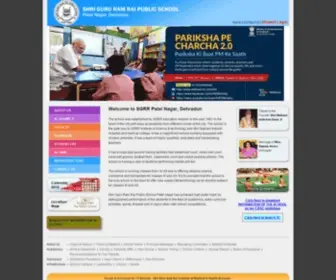 SGRrpatelnagar.com(SGRR Public School) Screenshot