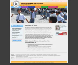 SGRRsrinagar.com(SGRR Public School) Screenshot