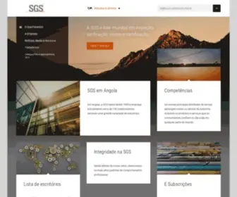SGS.co.ao(SGS Angola) Screenshot