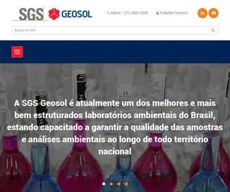 SGsgeosol.com.br(SGS Geosol) Screenshot