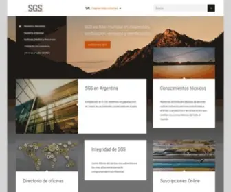 SGSgroup.com.ar(SGS Argentina) Screenshot