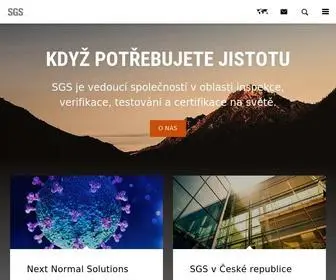 SGSgroup.cz(SGS Česká Republika) Screenshot