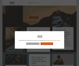 SGSgroup.fr(SGS France) Screenshot