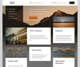 SGSgroup.ro(SGS România) Screenshot