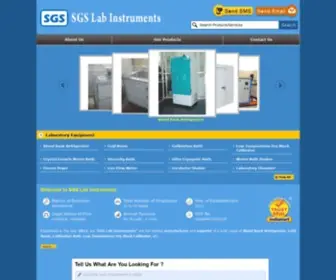 SGslabinstruments.com(SGS Lab Instruments) Screenshot