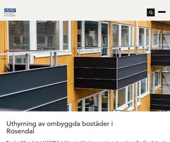 SGS.se(SGS Studentbostäder) Screenshot