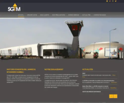 SGTM-Maroc.com(Tour maroc télécom) Screenshot