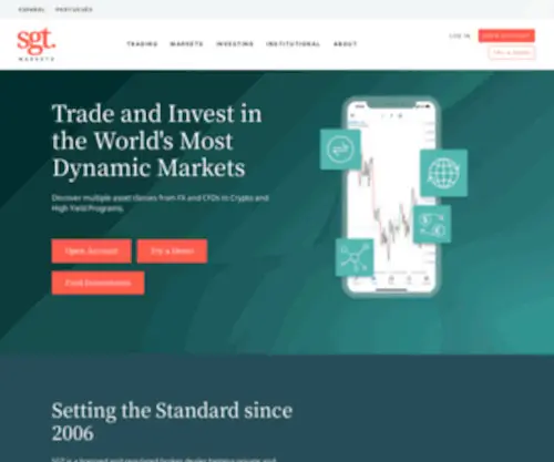 SGtmarkets.com(SGT Markets) Screenshot