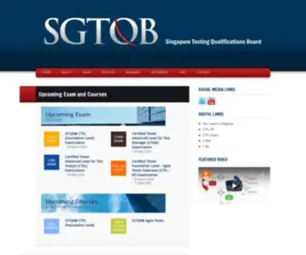 SGTQB.sg(Singapore Testing Qualifications Board) Screenshot