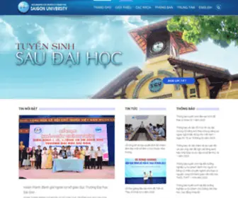 Sgu.edu.vn(Trường Đại học Sài Gòn) Screenshot