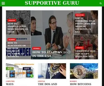 Sguru.org(Supportive Guru) Screenshot