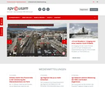 SGV-Usam.ch(Schweizerischer Gewerbeverband sgv) Screenshot
