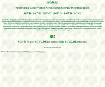 SGVD.de(Spültechnik) Screenshot