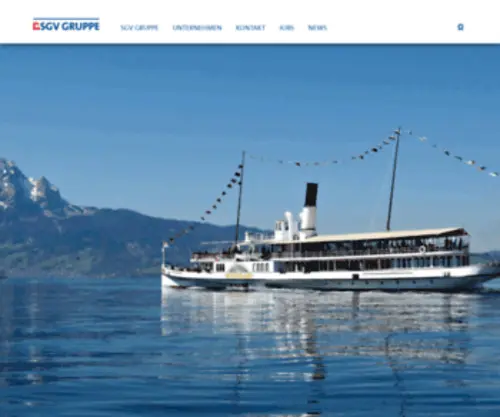 SGVgruppe.ch(Schifffahrt auf dem Vierwaldstättersee) Screenshot